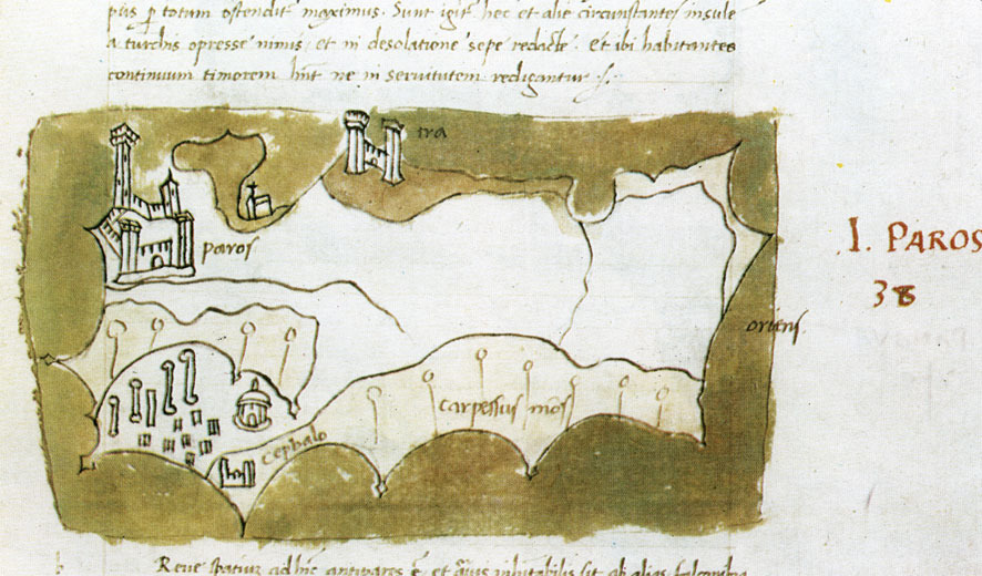 Foto fra Paros, Hellas – I Paros - Buondelmonti Cristoforo - 1420