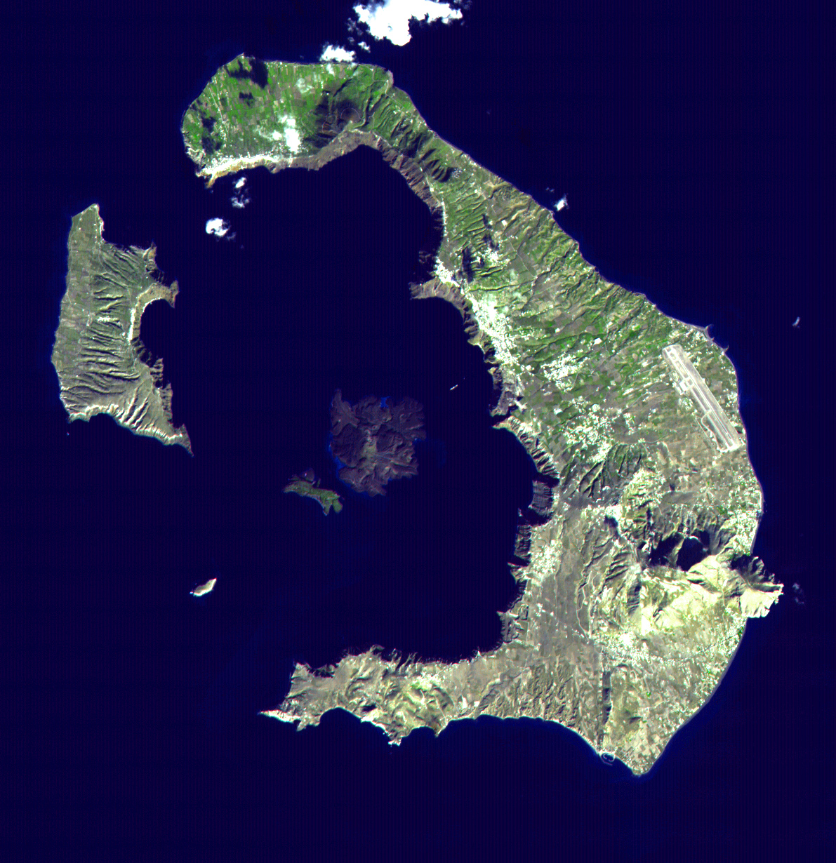 Foto fra Thira, Hellas – Santorini ASTER