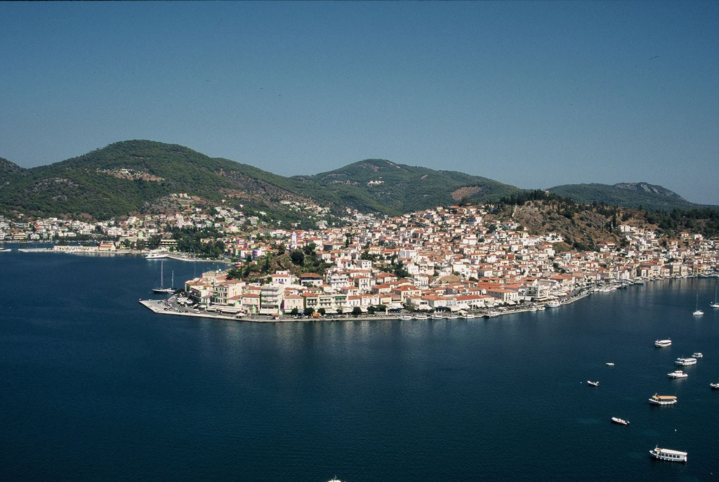 Foto fra Poros, Hellas – Poros aerial viw