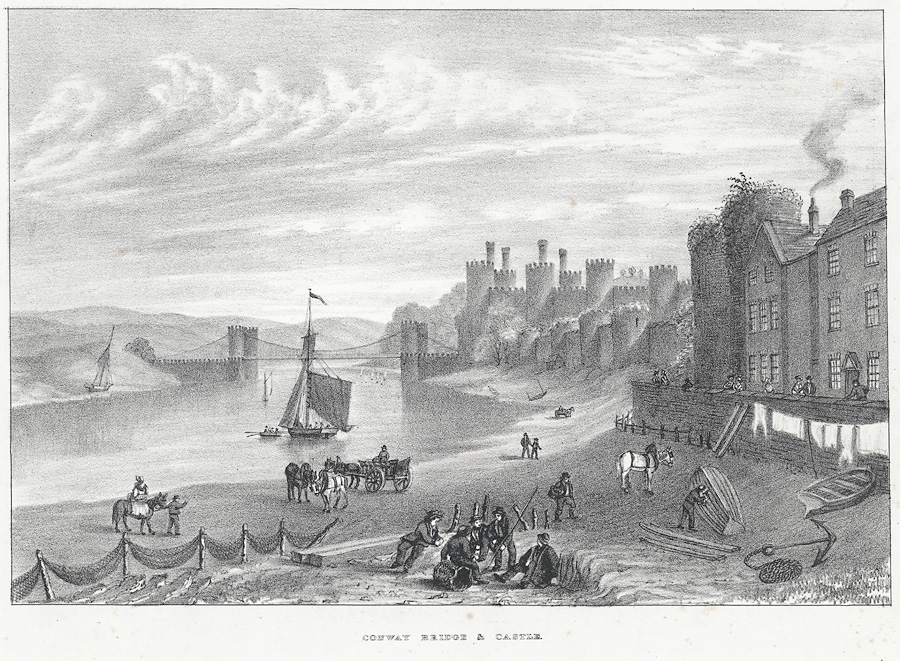 Foto fra Conwy, Wales – Conway Bridge & Castle