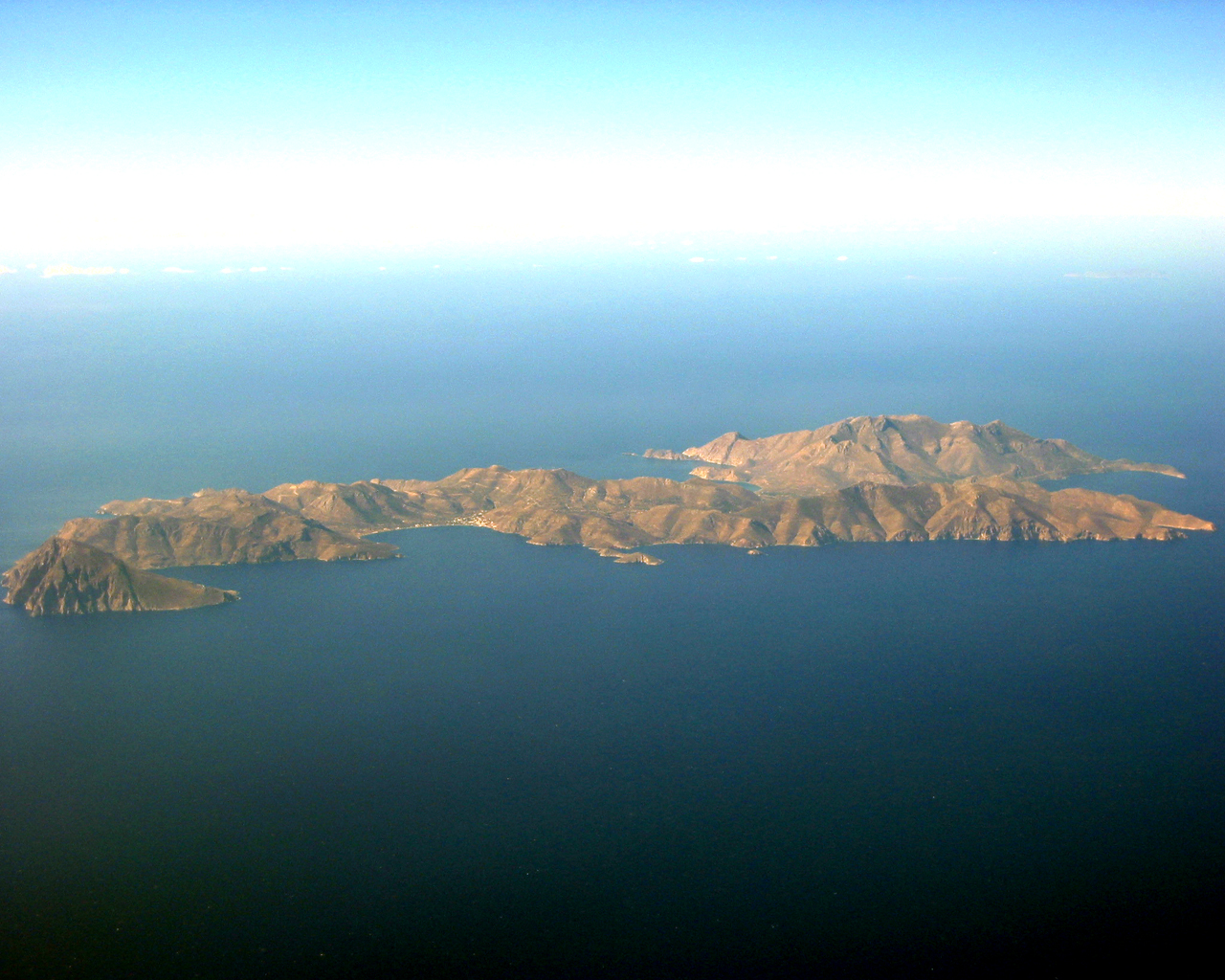 Foto fra Tilos, Hellas – Tilos Greece aerial image