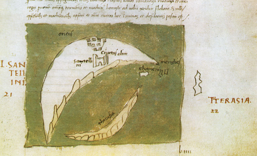 Foto fra Santorini, Hellas – I Santellini - Buondelmonti Cristoforo - 1420