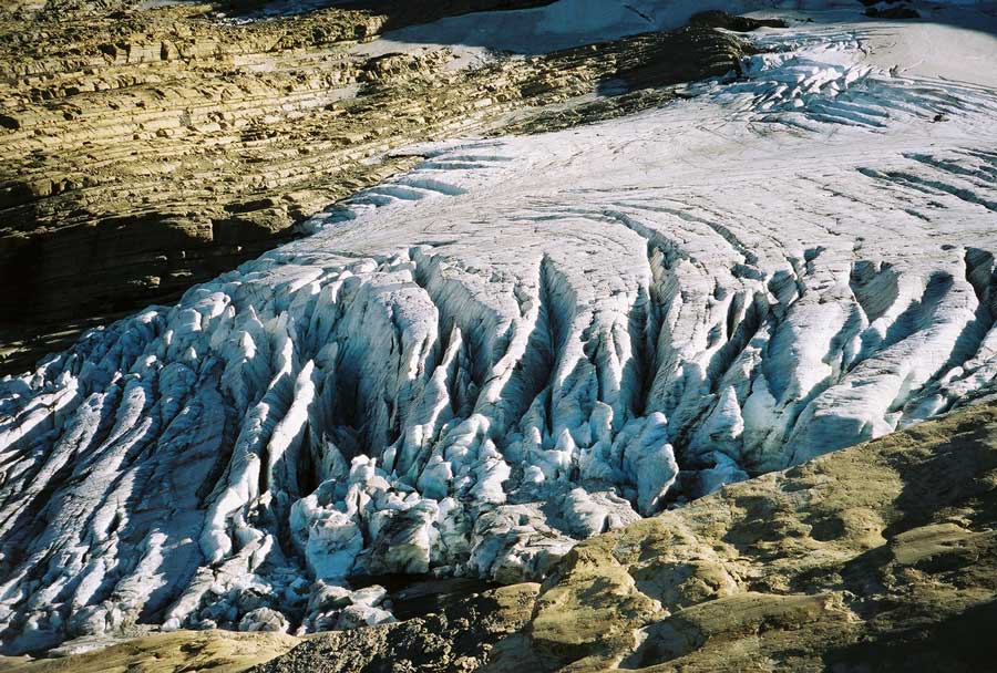 Foto fra Rocky Mountains, Canada – Jackson Glacier terminus