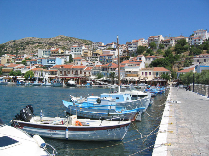 Foto fra Samos, Hellas – Pythagoreion harbour