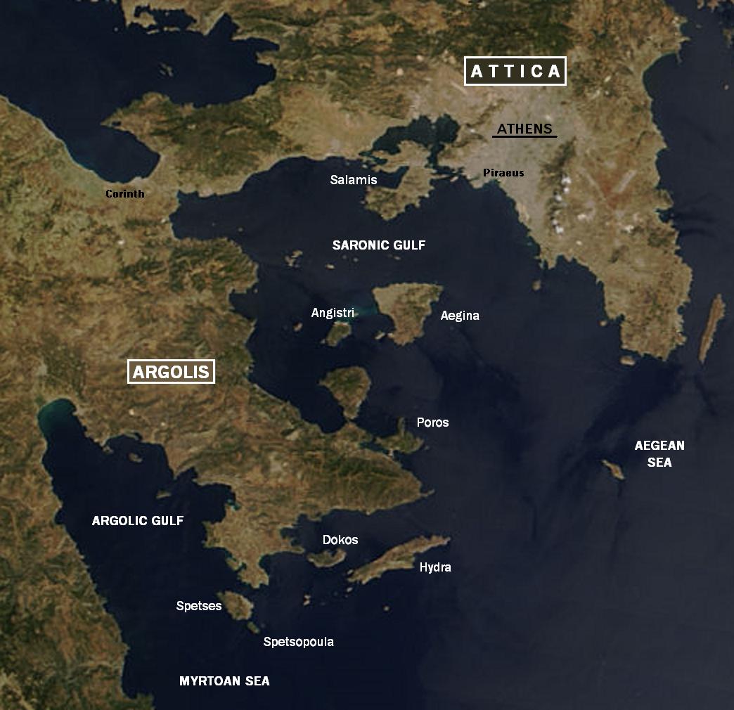 Foto fra De Saroniske Øyer, Hellas – Argo-saronic EN