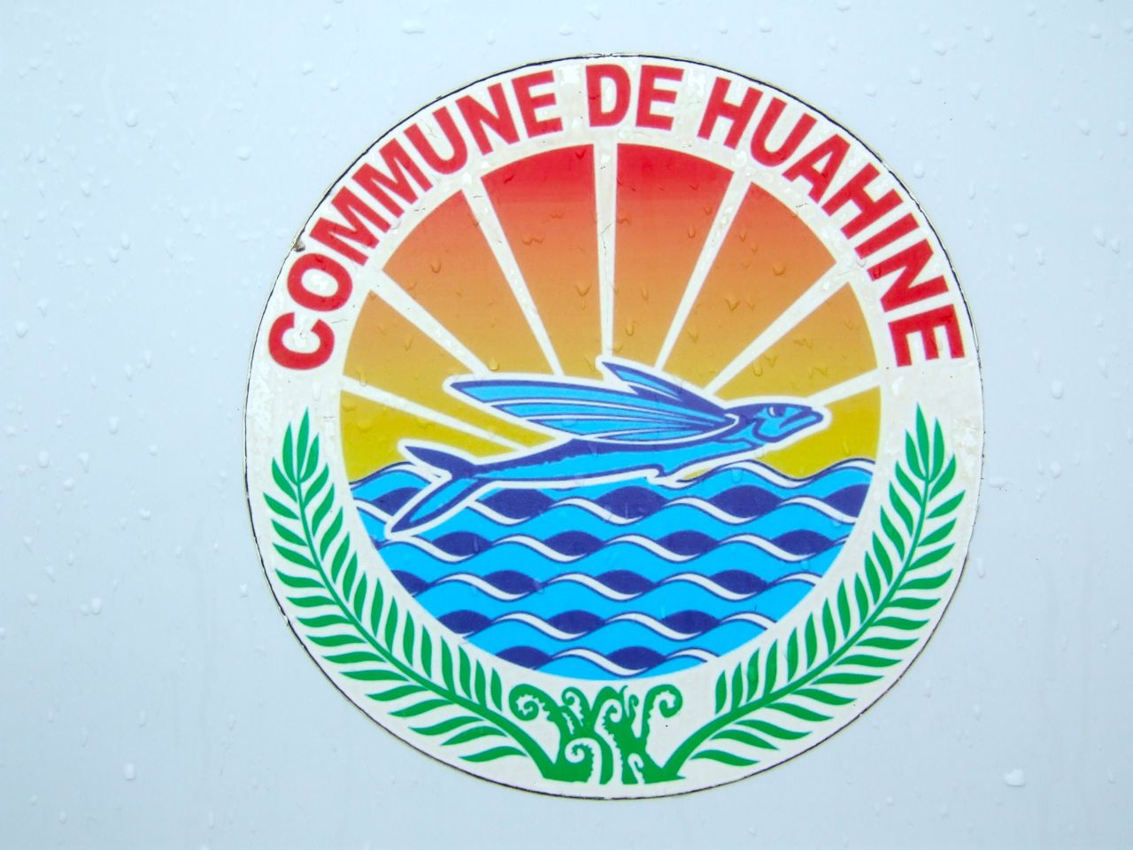 Foto fra Huahine, Tahiti – Seal of the Commune of Huahine, French Polynesia