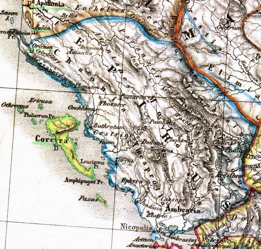 Foto fra Epirus, Hellas – Epirus antiquus tabula