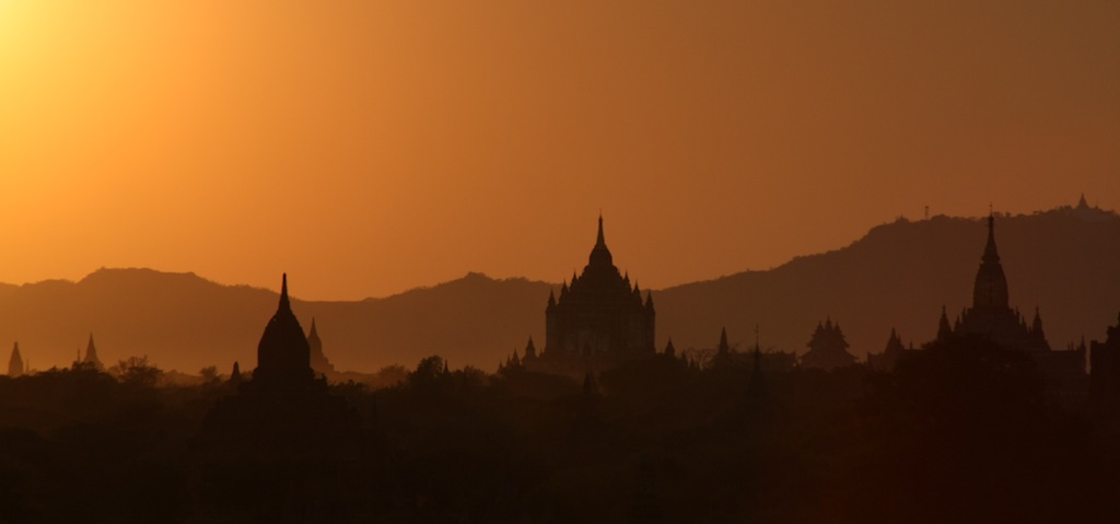Foto fra Bagan, Myanmar – Bagan Sunset