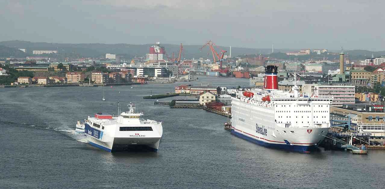 Foto fra Gøteborg, Sverige – Gothenburg, Sweden, from the Älsborgs Bridge