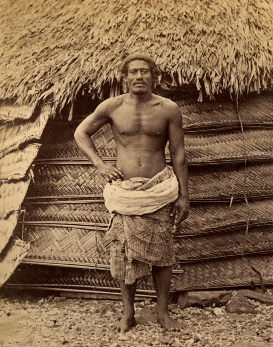Foto fra Pago Pago, Amerikansk Samoa – High Chief Mauga Manuma of Pago Pago, Samoa, 1885