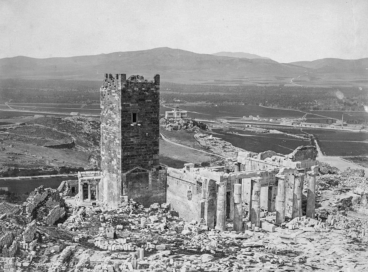 Foto fra Athens, Hellas – Acropolis Frankish tower