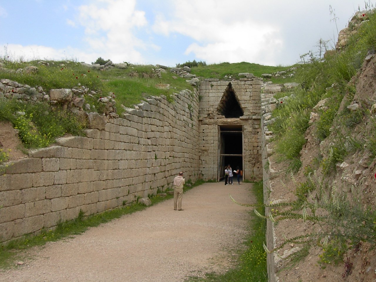 Foto fra Mykene, Hellas – Mykene.Treasure.of.Atreus.tholos