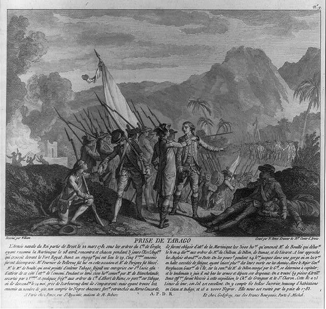 Foto fra Tobago, Trinidad og Tobago – Prise de Tobago 1781 par les Francais
