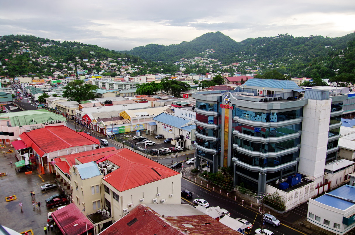Foto fra Castries, Saint Lucia – STLUC-castries-hafen-stadt