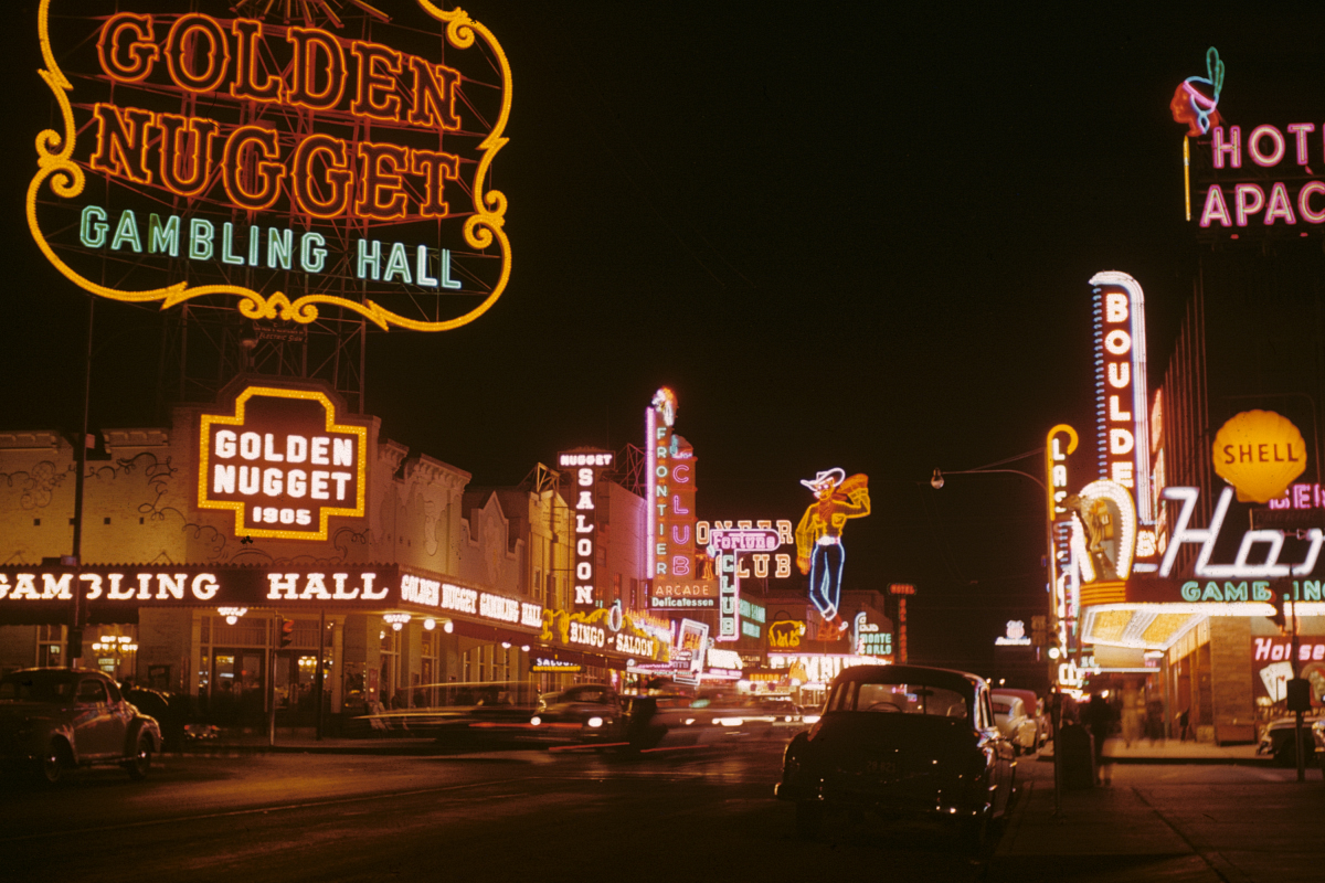 Foto fra Las Vegas, USA – Fremont Street 1952