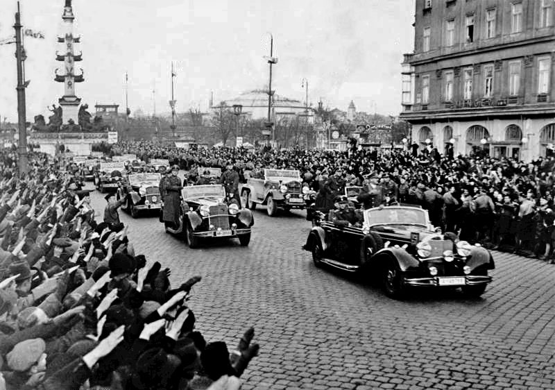 Foto fra Wien, Østerrike – Bundesarchiv Bild 146-1972-028-14, Anschluss Österreich
