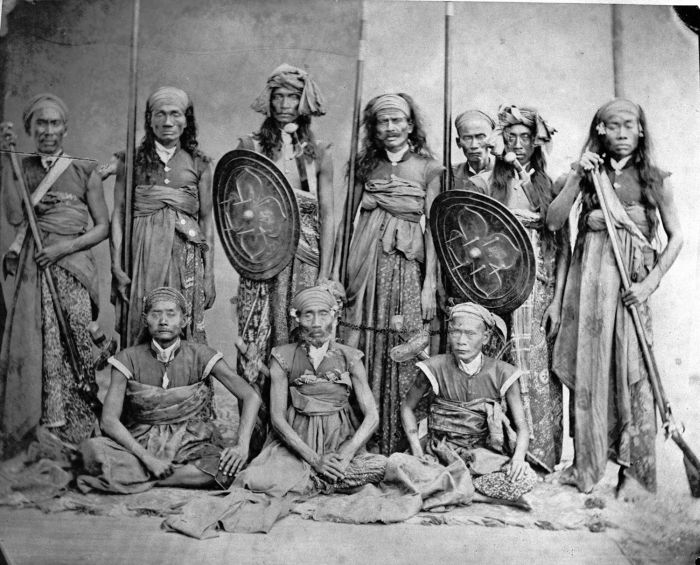 Foto fra Lombok, Indonesia – Hoofden van Lombok, 1870-1890