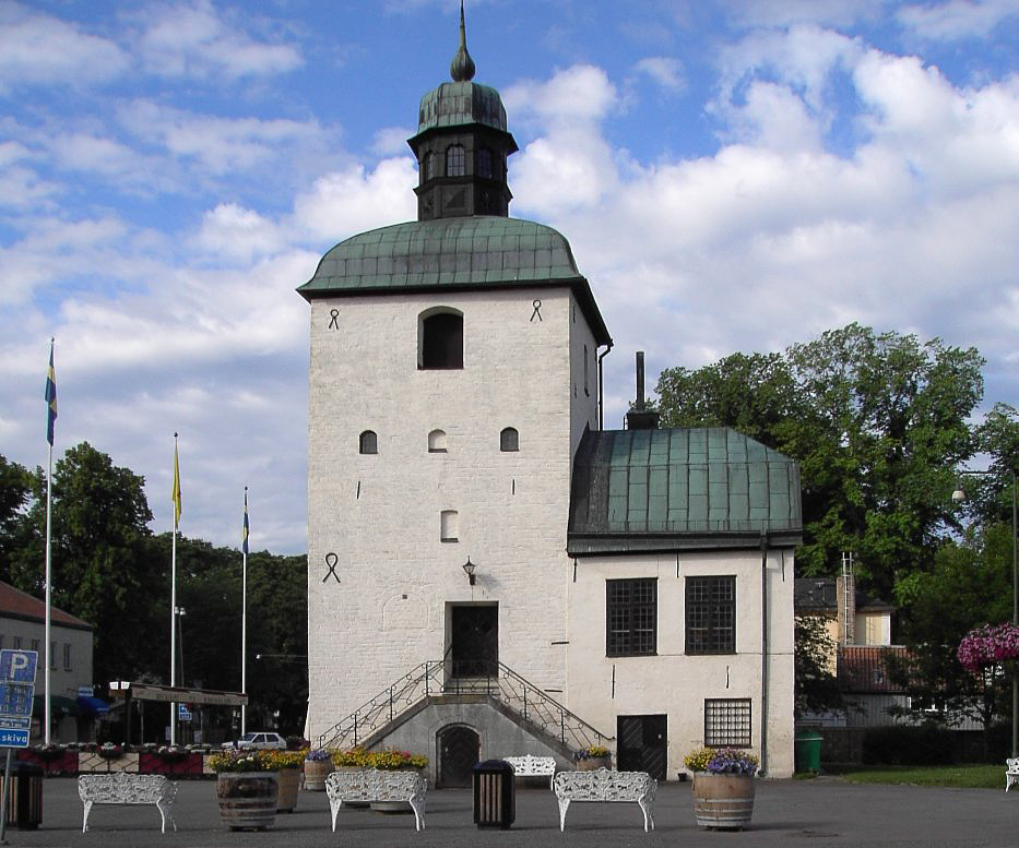 Foto fra Vadstena, Sverige – Rådhuset i Vadstena, juni