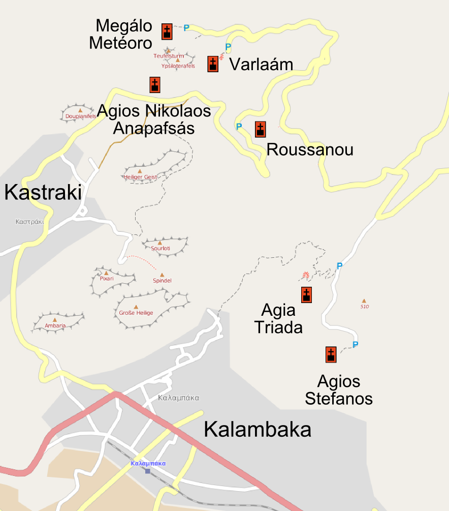 Foto fra Meteora, Hellas – GR-Meteora-kloester
