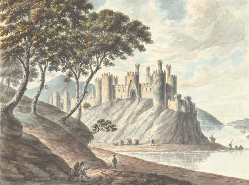 Foto fra Conwy, Wales – Conway Castle from the e(ast) 1795