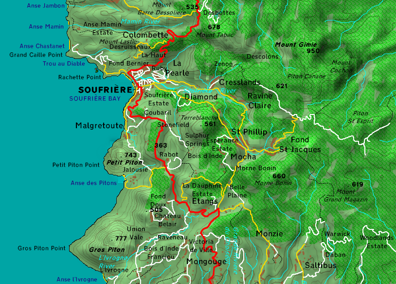 Foto fra Saint Lucia – Qualibou Caldera tomography
