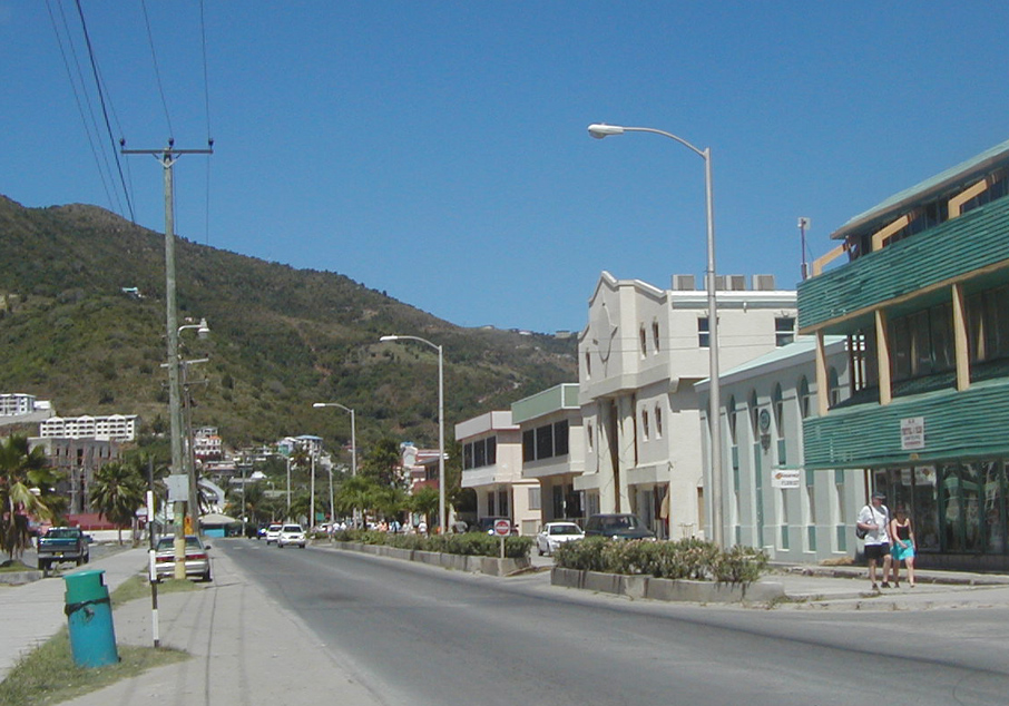 Foto fra Road Town, De britiske Jomfruøyene – Road Town BVI Waterfront Drive