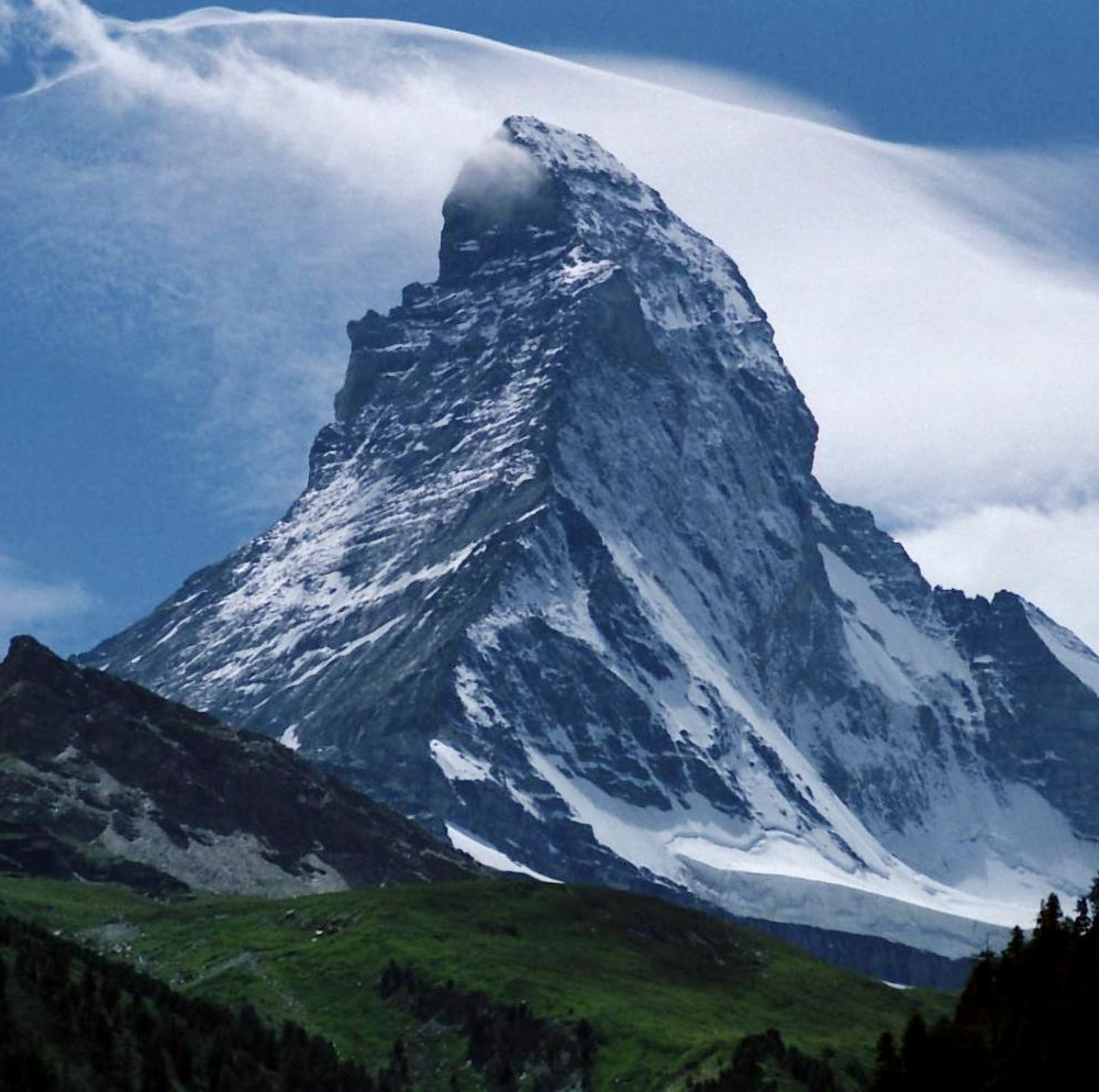 Foto fra St. Anton, Østerrike – The Matterhorn as seen from Zermatt