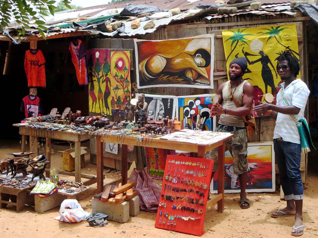 Foto fra Togo – Souvenir Vendors