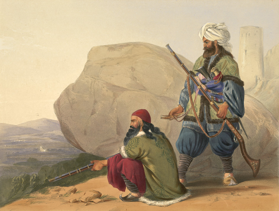 Foto fra Afghanistan – Afghan foot soldiers in 1841
