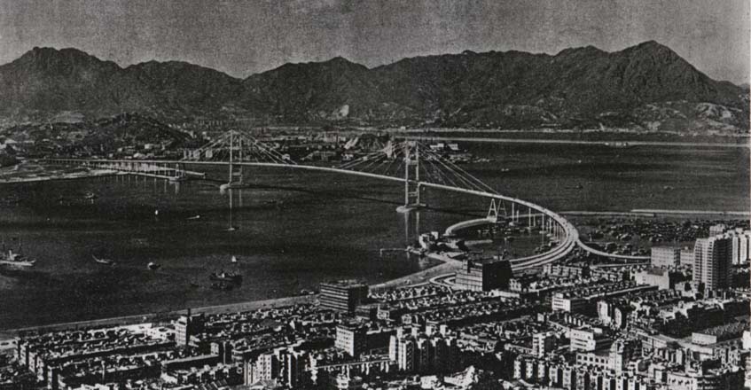 Foto fra Hong Kong Island, Kina – Victoriaharbourbridge