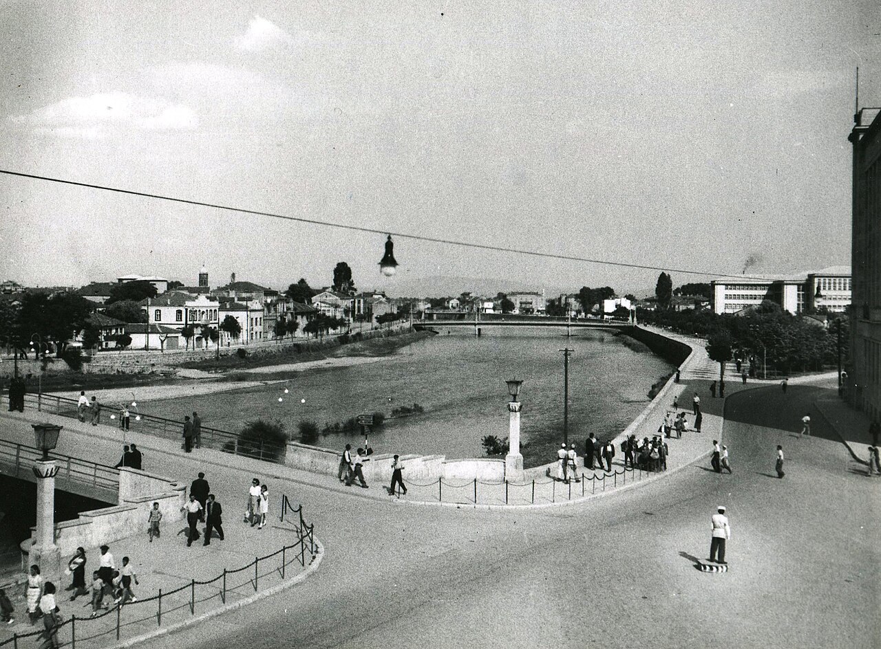 Foto fra Skopje, Nord-Makedonia – Del od Skopje, 1950ti