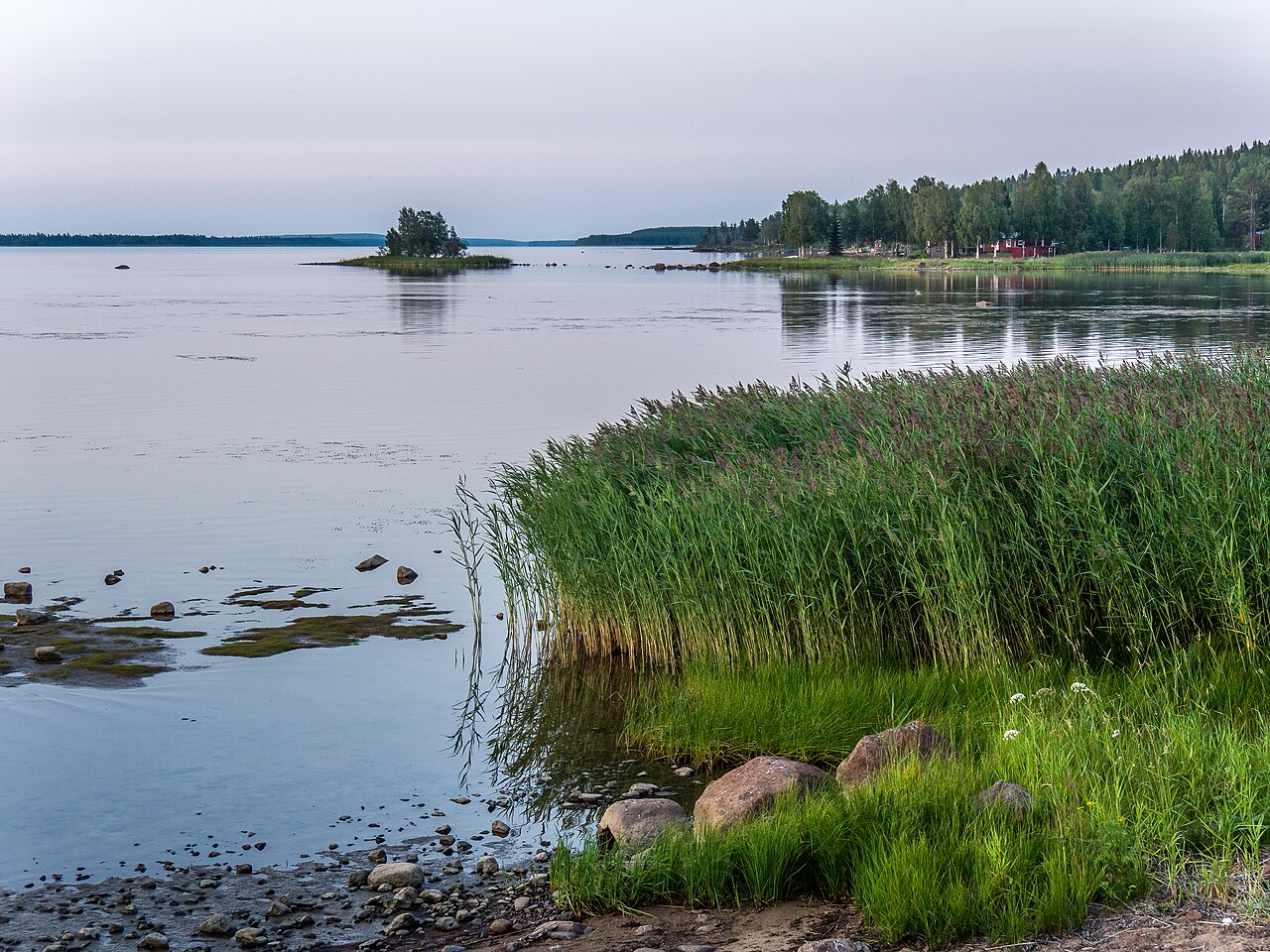 Foto fra Sverige – Siknäs Bootshafen Nachtaufnahme-20140722-RM-025025