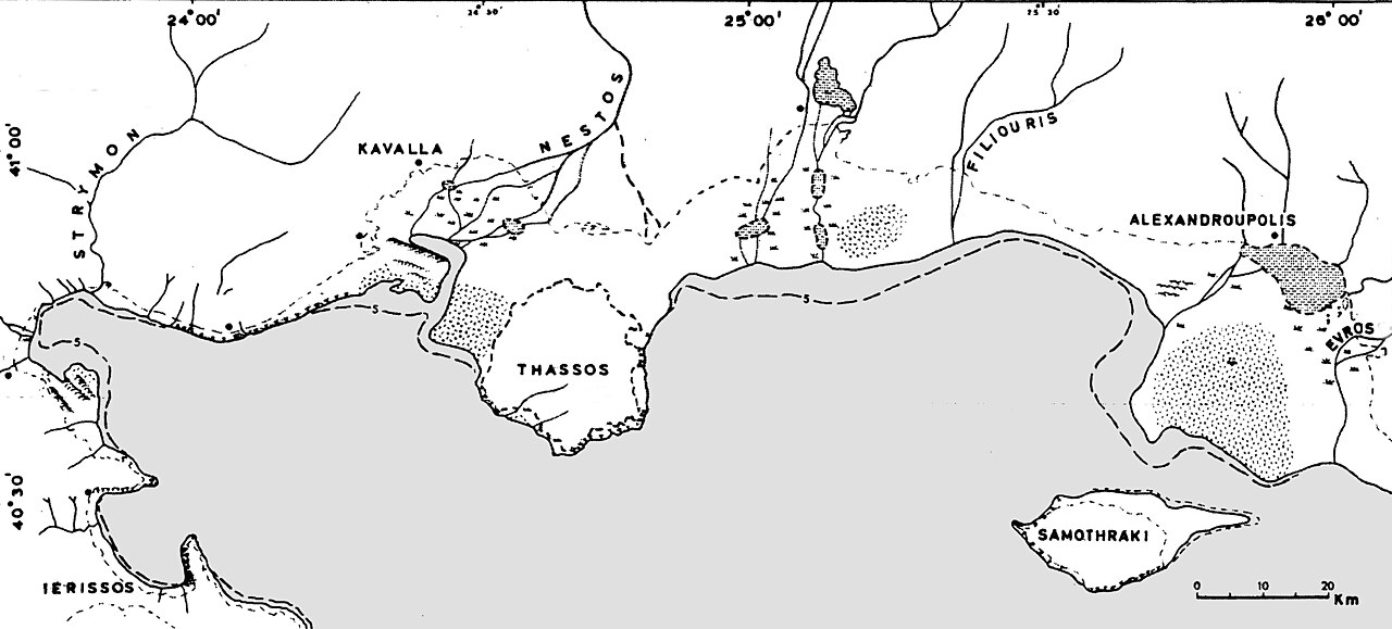 De Nordlige Egeiske Øyer i Hellas