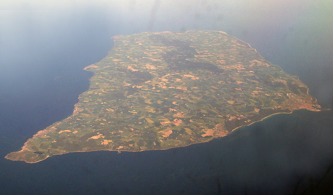 Foto fra Bornholm, Danmark – Bornholm luftaufnahme