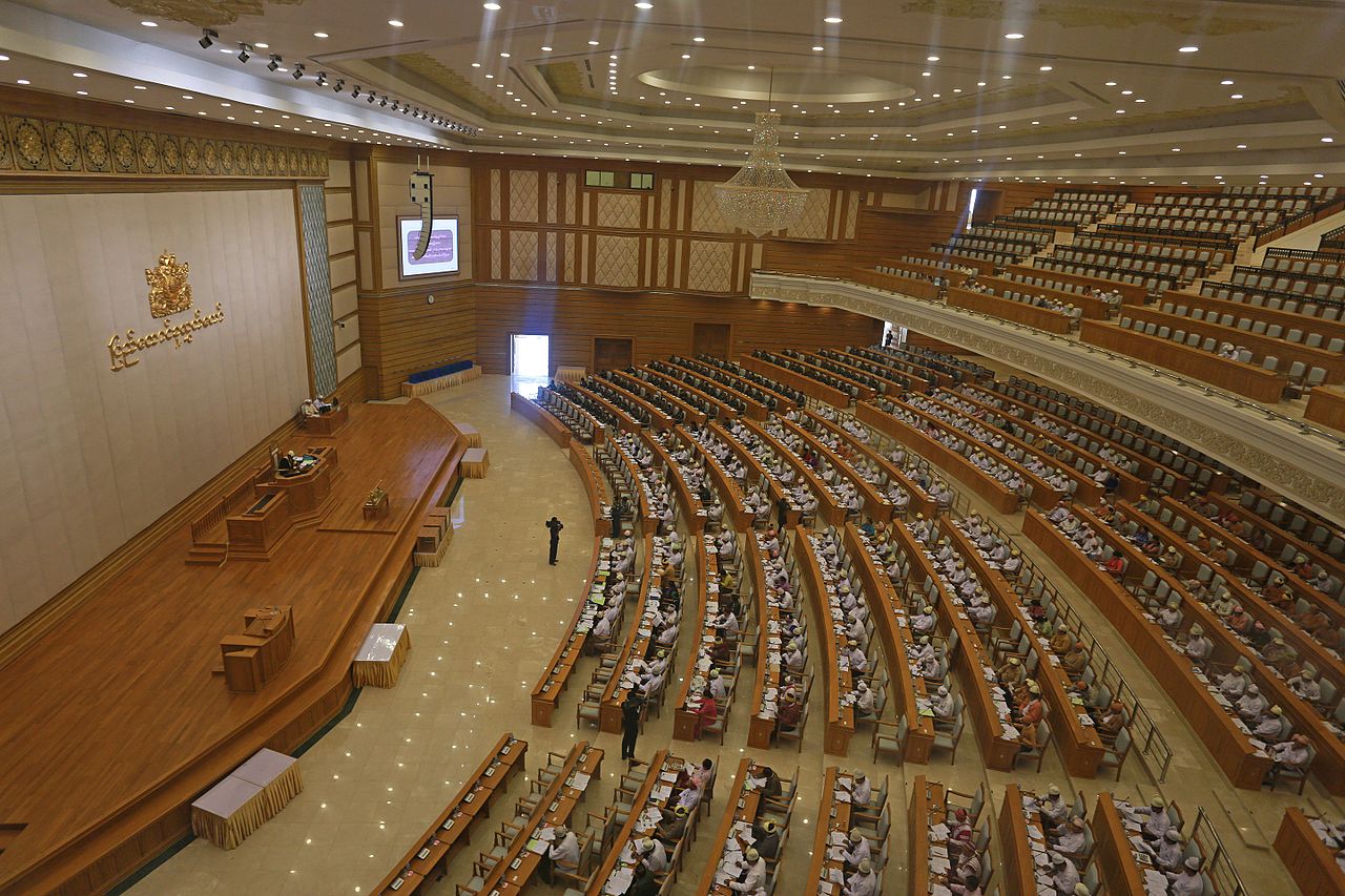 Foto fra Naypyidaw, Myanmar – Myanmar-Lower-House-Parliament