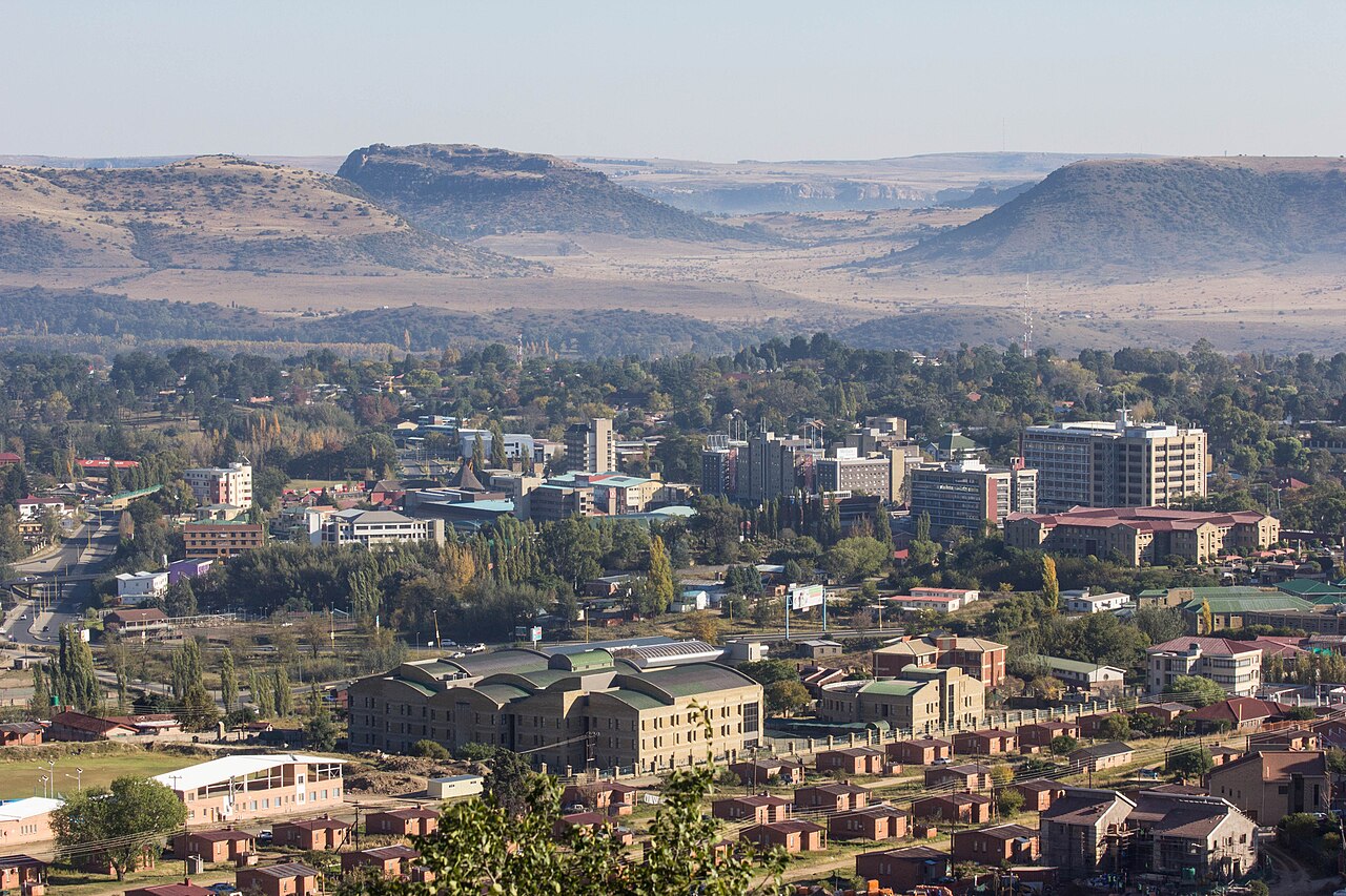 Foto fra Maseru, Lesotho – Maseru from Parliament Hill