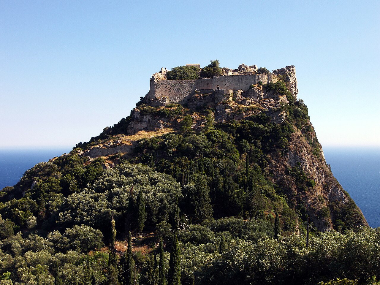 Foto fra Korfu, Hellas – Angelokastro (Corfu)