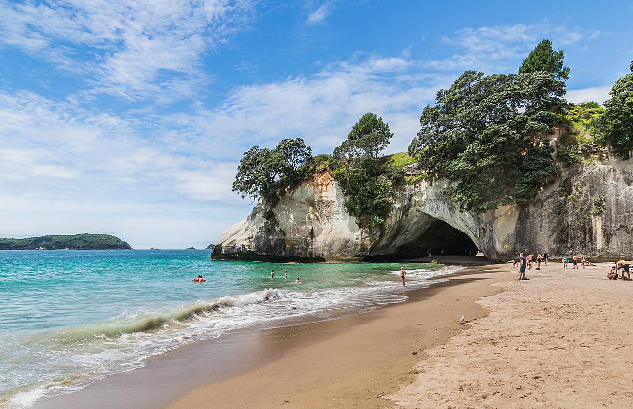 Foto fra New Zealand – Cathedral Cove 06