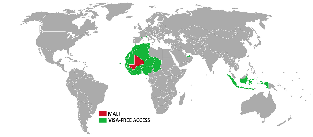 Foto fra Mali – Visa policy of Mali