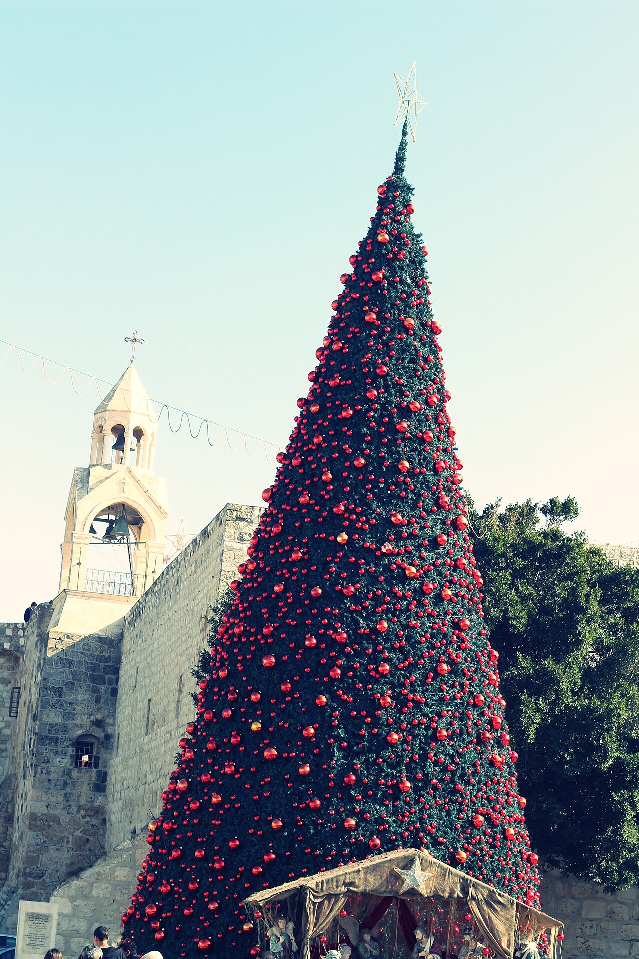 Foto fra Betlehem, Israel – Christmas tree, Bethlehem