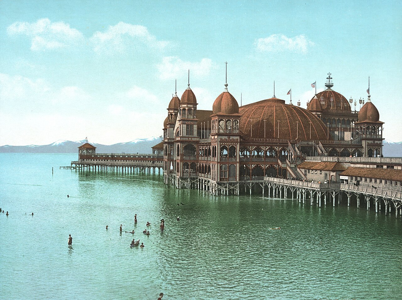 Foto fra Rocky Mountains, Canada – Saltair-Pavilion-1900