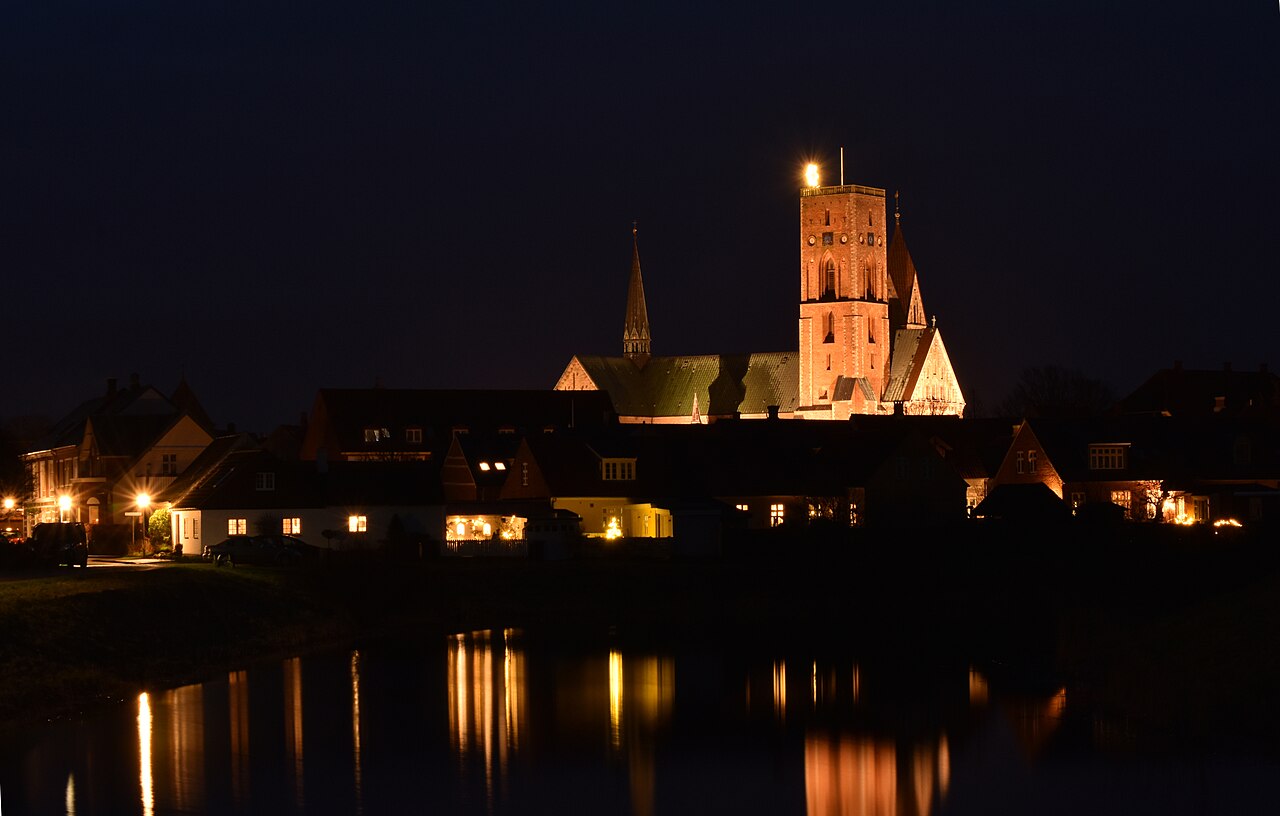 Foto fra Ribe, Danmark – Ribe by night