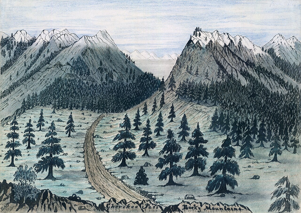 Foto fra Rocky Mountains, Canada – Cherokee Pass2