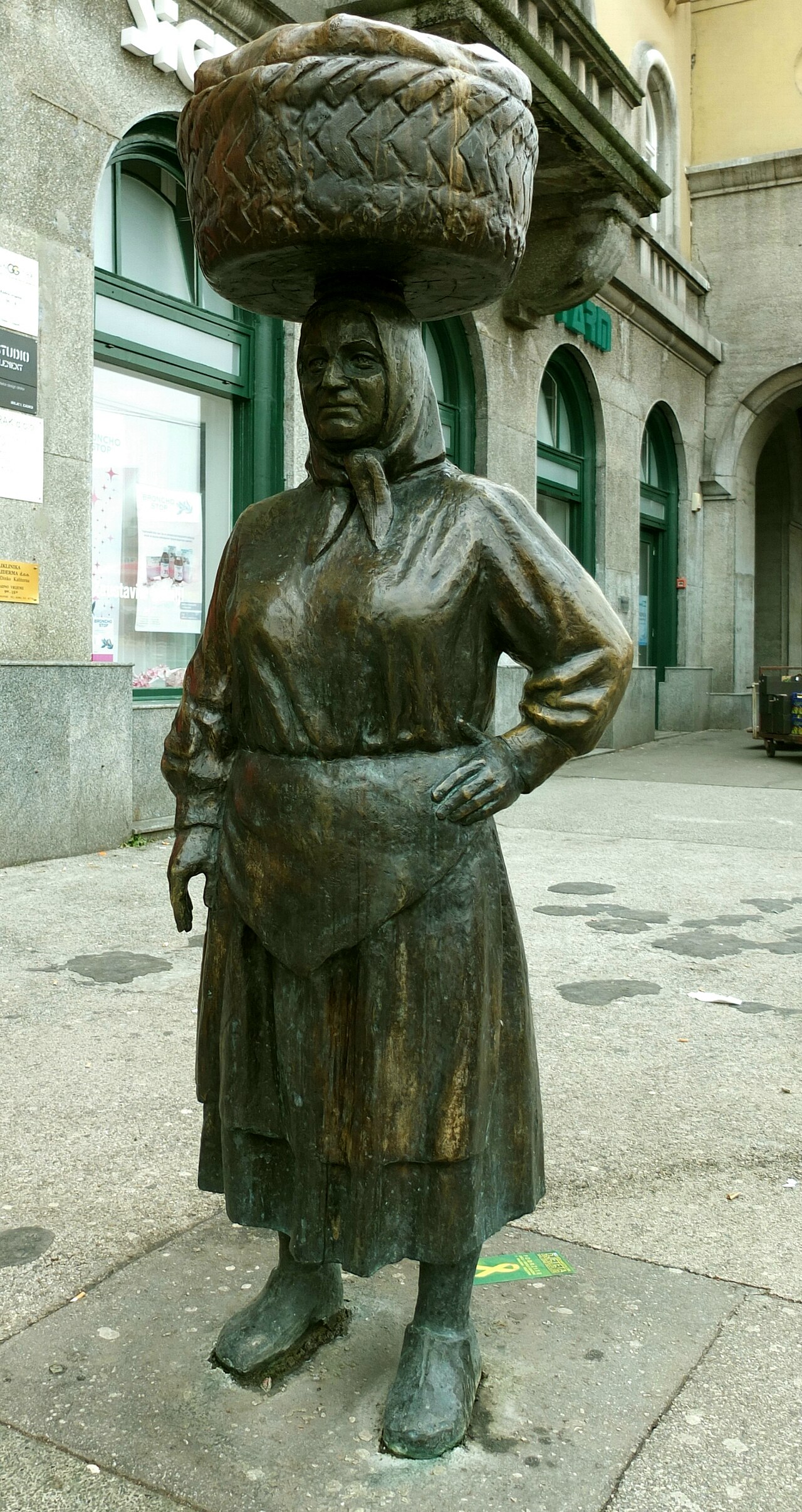 Foto fra Zagreb, Kroatia – Bronze dolac market