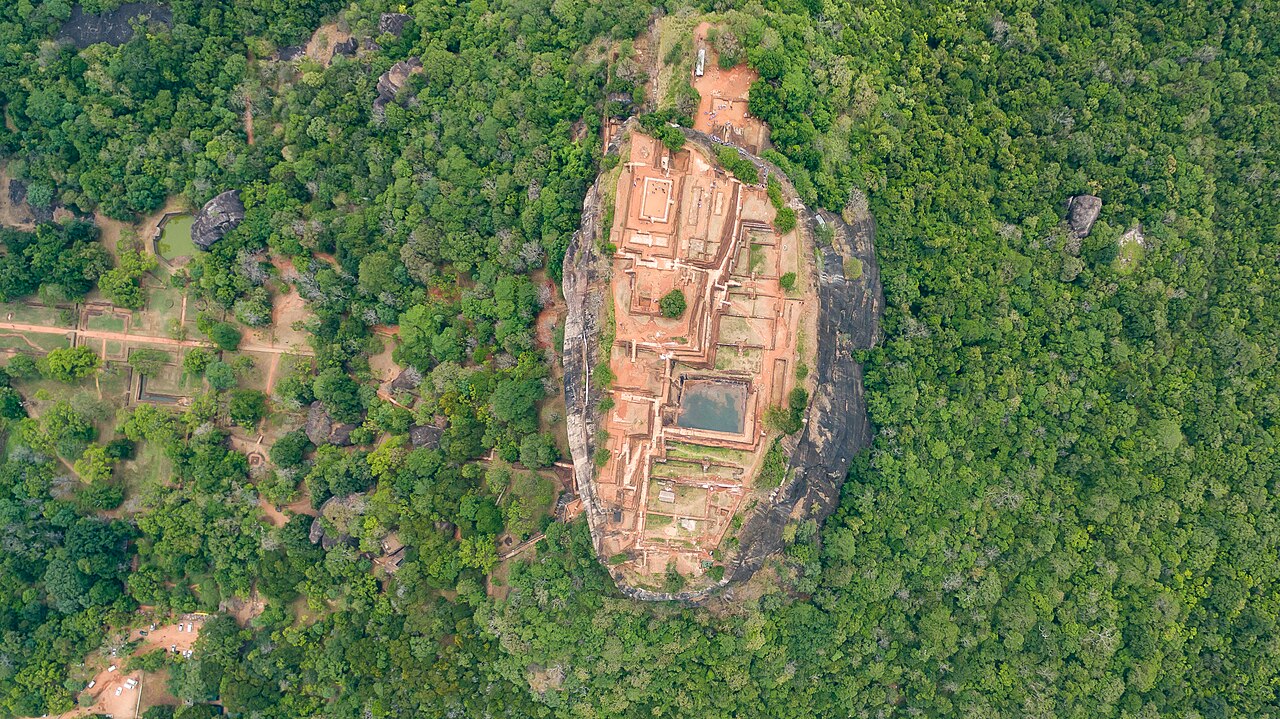 Foto fra Sigiriya, Sri Lanka – Sigiriya Luftbild