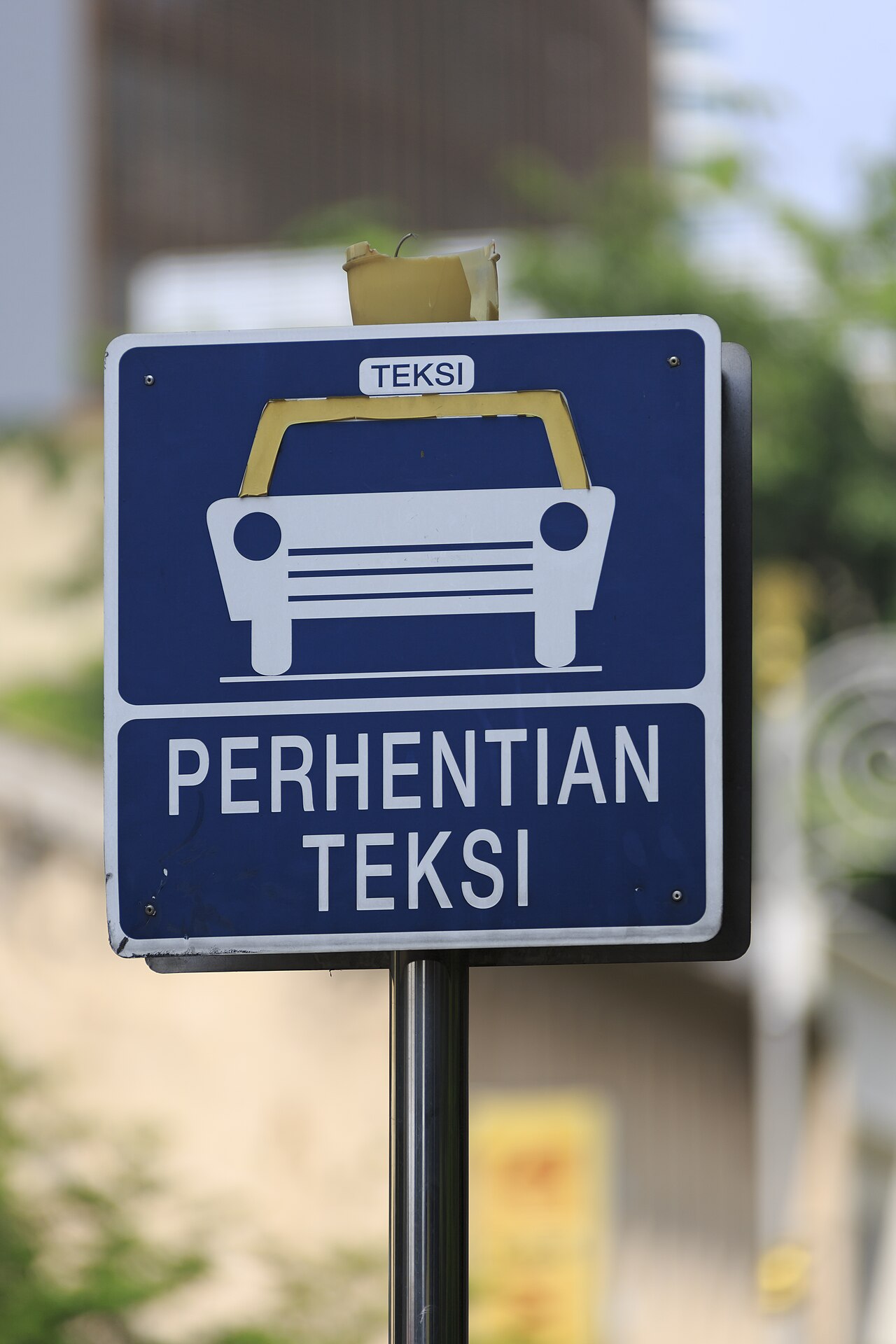 Foto fra Malaysia – Malaysia Traffic-signs Taxi-Stand-Sign-01