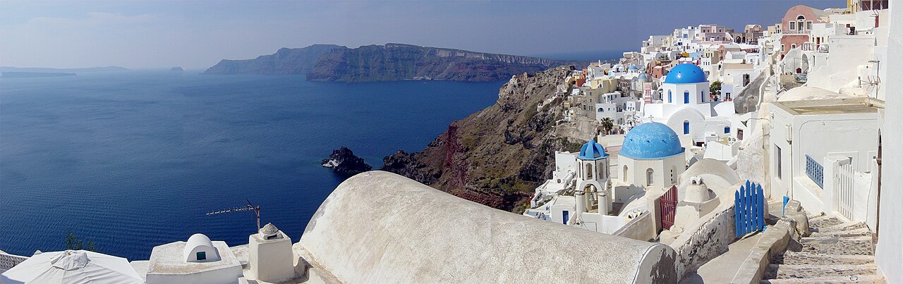 Foto fra Thira, Hellas – SantoriniPartialPano