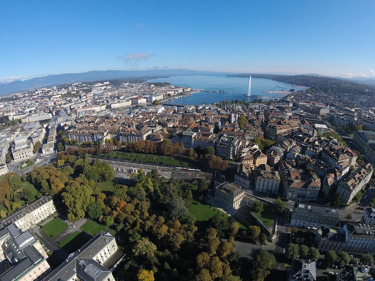 Foto fra Géneve, Sveits – Geneva-aerial-view
