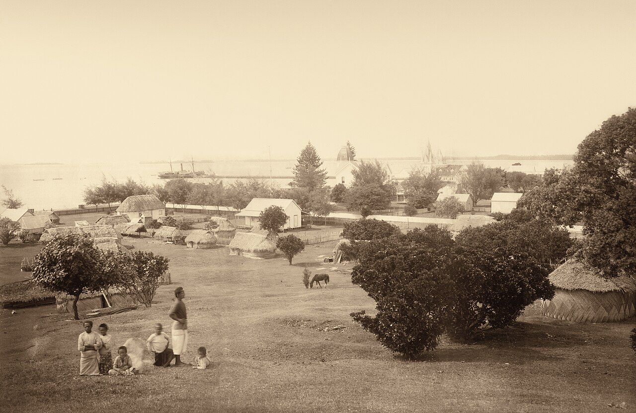 Foto fra Nuku'alofa, Tonga – Nukualofa, Tonga, 1887