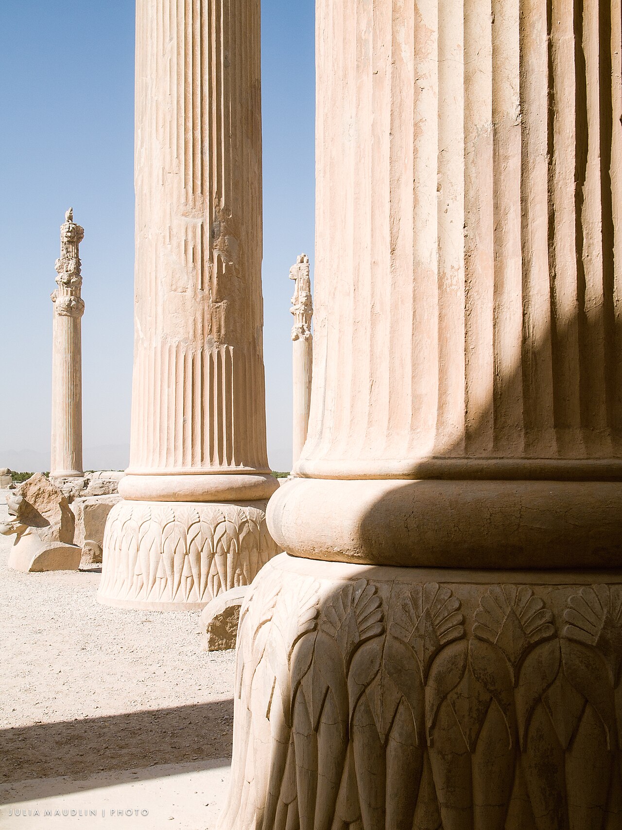 Foto fra Persepolis, Iran – Columns, Persepolis, Iran